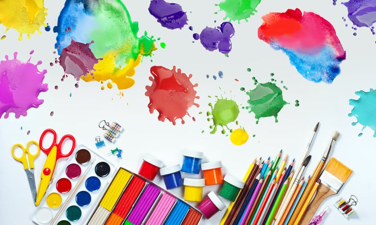 Materials for children's creativity